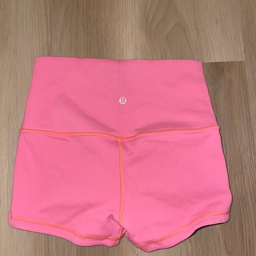 lululemon reversible spandex maroon/coral